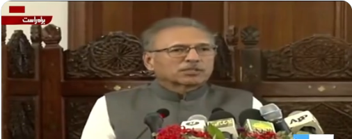 arif alvi tweet