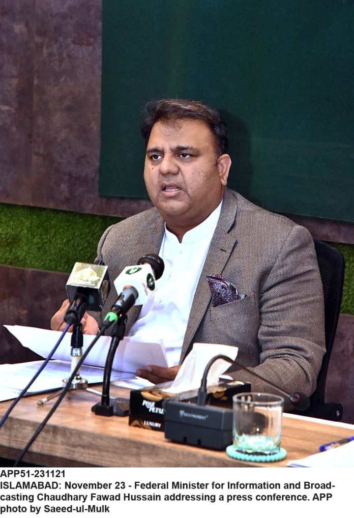 APP51-231121InfoMinister-Islamabad